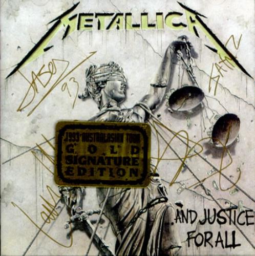 Metallica And Justice For All - Sealed Australian CD